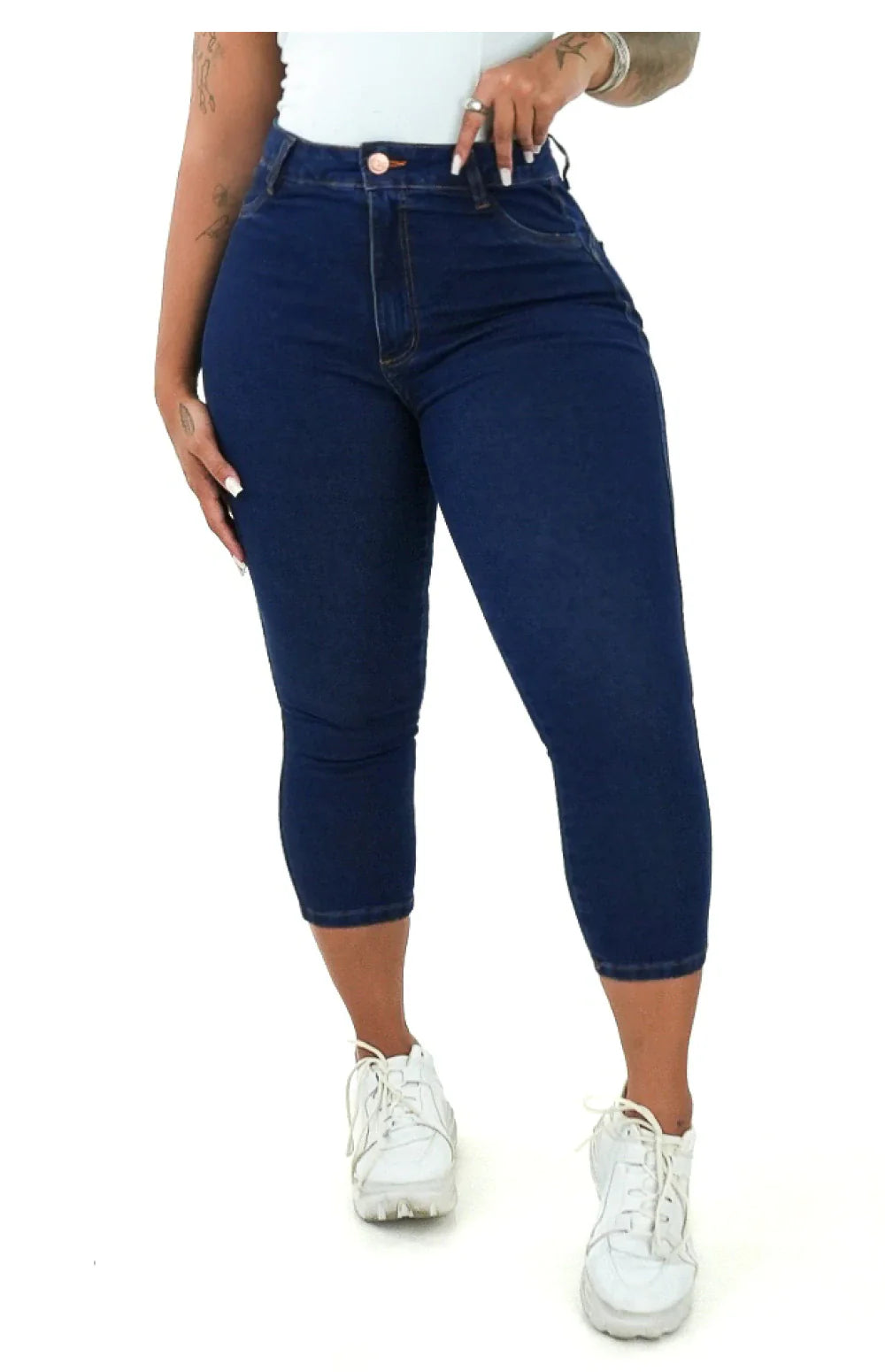 CALÇA JEANS FEMININA - CAPRI MAX COMFORT