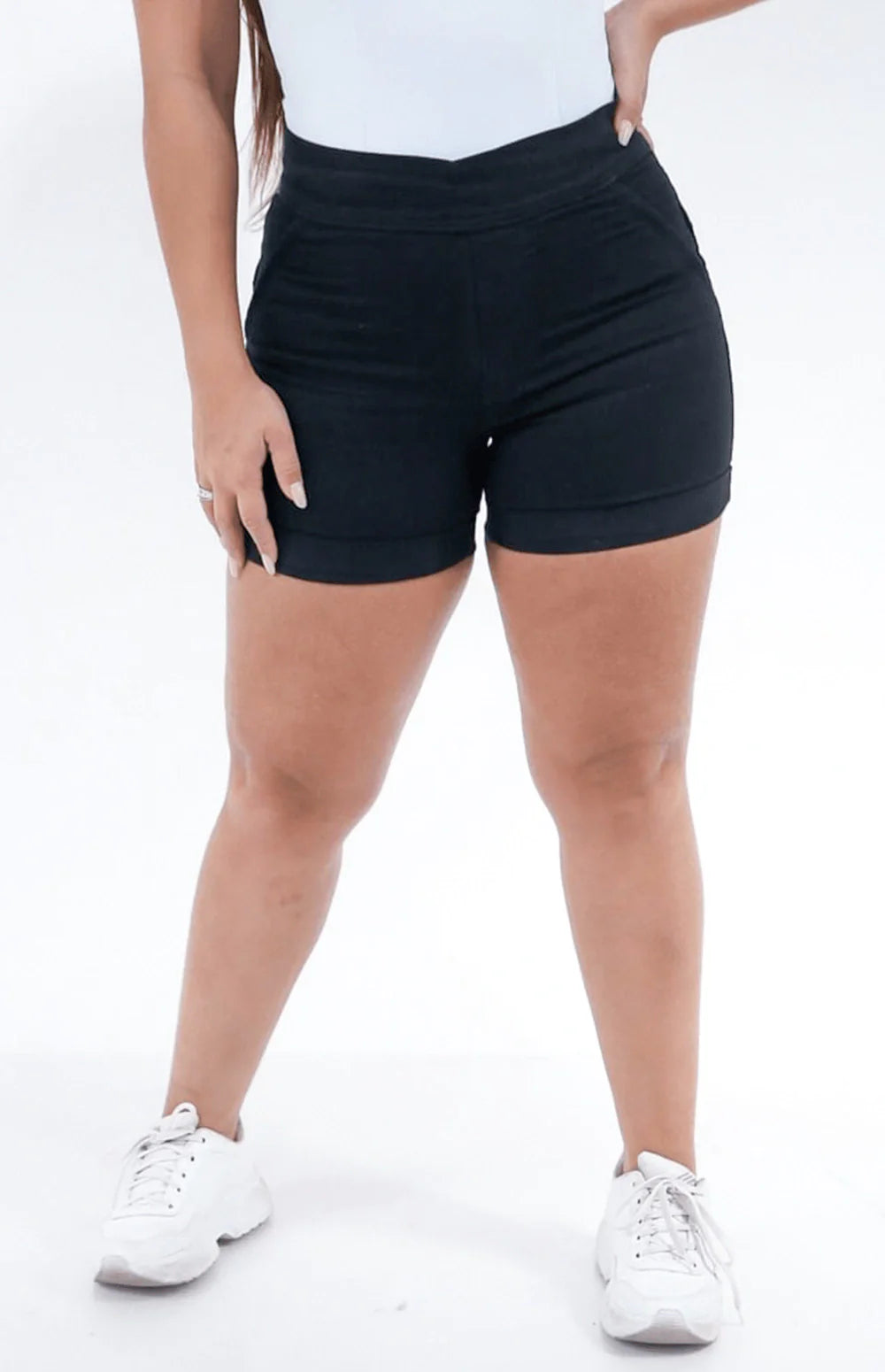 SHORTS JEANS EXTREME POWER COMFY - PRETO