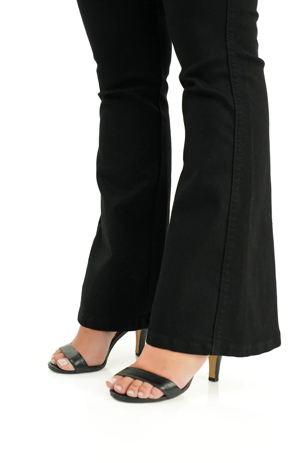 CALÇA JEANS PARA BAIXINHAS - FLARE PRETA INTENSE