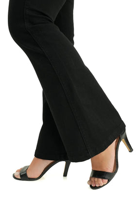 CALÇA JEANS PARA BAIXINHAS - FLARE PRETA INTENSE