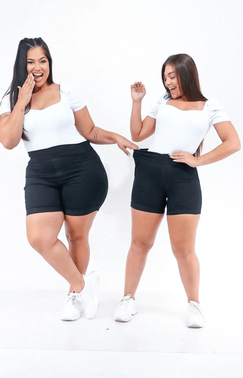 SHORTS JEANS EXTREME POWER COMFY - PRETO