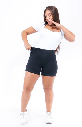 SHORTS JEANS EXTREME POWER COMFY - PRETO
