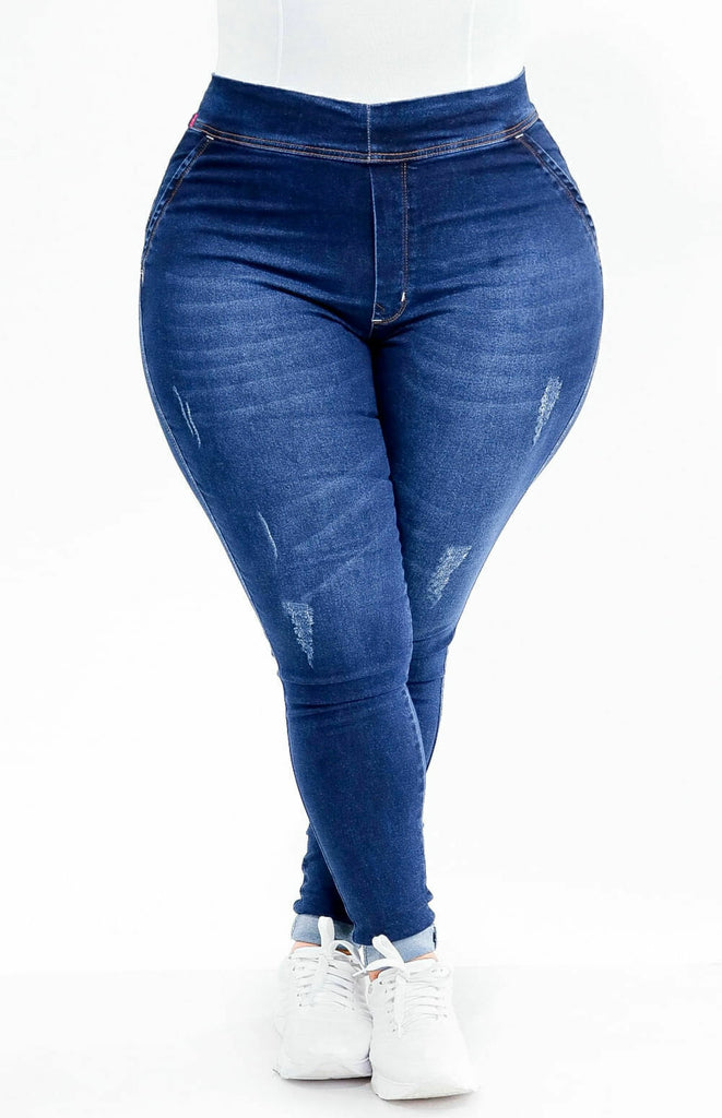 CALÇA JEANS PLUS SIZE - EXTREME POWER COMFY CLÁSSICA