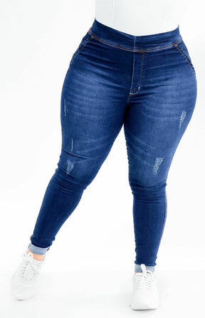 CALÇA JEANS PLUS SIZE - EXTREME POWER COMFY CLÁSSICA