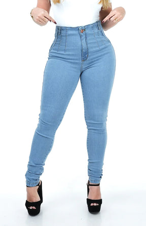 CALÇA JEANS FEMININA - HIPER MODELADORA CURVES CLARA