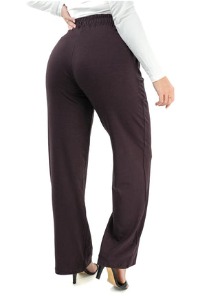 CALÇA PANTALONA MARROM CHOCOLATE - CAIMENTO SOLTINHO