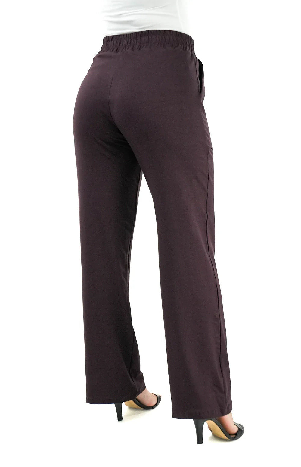 CALÇA PANTALONA MARROM CHOCOLATE - CAIMENTO SOLTINHO